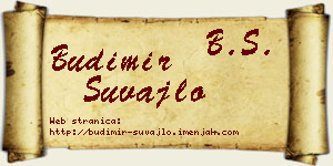 Budimir Šuvajlo vizit kartica